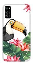 CASEGADGET CASE OVERPRINT TOUCAN AND LEAVES HUAWEI HONOR V30