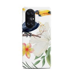 CASEGADGET CASE OVERPRINT TOUCAN AND LEAVES HUAWEI P50 PRO