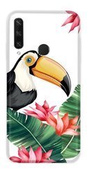 CASEGADGET CASE OVERPRINT TOUCAN AND LEAVES HUAWEI Y6P