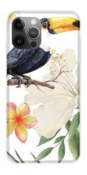 CASEGADGET CASE OVERPRINT TOUCAN AND LEAVES  IPHONE 12 / 12 PRO 6,1