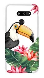 CASEGADGET CASE OVERPRINT TOUCAN AND LEAVES LG G8 THINQ