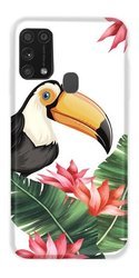 CASEGADGET CASE OVERPRINT TOUCAN AND LEAVES SAMSUNG GALAXY M31S