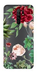 CASEGADGET OVERPRINT RED ROSE AND LEAVES POCOPHONE M2