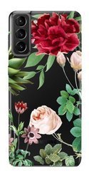 CASEGADGET OVERPRINT RED ROSE AND LEAVES SAMSUNG GALAXY S21 PLUS