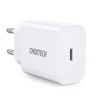 CHOETECH USB WALL CHARGER TYPE C PD 20W WHITE (Q5004 V4)