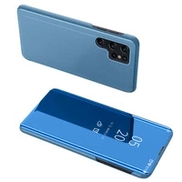 Clear View Case for Samsung A05s with flap - blue
