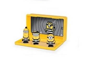 DESPICABLE ME 3 / MINIONS PLAYSET + 3 FIGURES 3 ASSORTED 9X10,5CM JAIL TIME