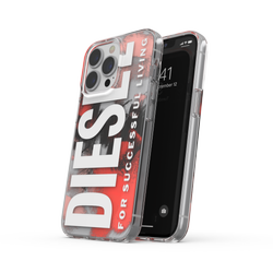 DIESEL CLEAR CASE MILITARY IPHONE 13 / 13 PRO RED