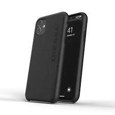 DIESEL MOULDED PREMIUM LEATHER CASE IPHONE 11 BLACK