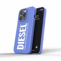 DIESEL SILICONE CASE IPHONE 13 PRO BLUE / WHITE