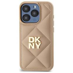 DKNY DKHCP14XPQDSLE iPhone 14 Pro Max     6.7" beżowy/beige Quilted Stack Logo