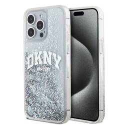 DKNY DKHCP15XLBNAET iPhone 15 Pro Max 6.7" biały/white hardcase Liquid Glitter Big Logo