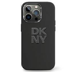 DKNY DKHCP15XSMCBSK iPhone 15 Pro Max 6.7" czarny/black hardcase Liquid Silicone Metal Logo