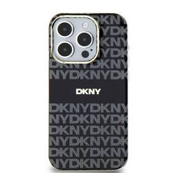 DKNY DKHMP14SHRHSEK iPhone 14 / 15 / 13 6.1" czarny/black hardcase IML Mono & Stripe MagSafe