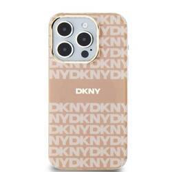 DKNY DKHMP15MHRHSEP iPhone 15 Plus / 14 Plus 6.7" różowy/pink hardcase IML Mono & Stripe MagSafe