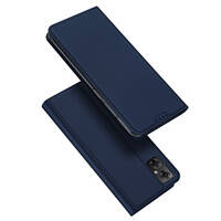 DUX DUCIS SKIN PRO CASE FOR XIAOMI REDMI NOTE 11E /REDMI 10 5G / REDMI 10 PRIME+ 5G / POCO M4 5G COVER FLIP CARD WALLET STAND BLUE