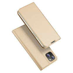 DUX DUCIS SKIN PRO CASE WITH FLAP IPHONE 14 MAX GOLD