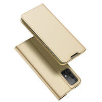 DUX DUCIS SKIN PRO HOLSTER COVER FLIP COVER FOR SAMSUNG GALAXY A73 GOLD