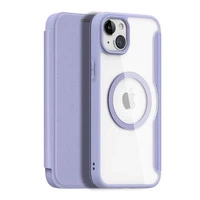 DUX DUCIS SKIN X PRO MAGNETIC FLIP MAGSAFE CASE IPHONE 15 PLUS - PURPLE