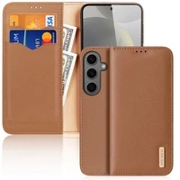 Dux Ducis Hivo case with flap and RFID blocker for Samsung Galaxy S24+ - brown