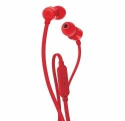 EARPHONES JBL T110 RED