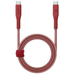 ENERGEA kabel Flow USB-C - USB-C 1.5m czerwony/red 240W 5A PD Fast Charge