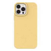 Eco Case Case for iPhone 13 Pro Max Silicone Cover Phone Cover Yellow