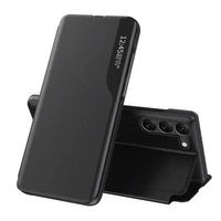 Eco Leather View Case for Samsung A05s with flap - black