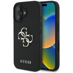 Etui Guess Grained Big 4G Logo Small      Classic Logo do iPhone 16 czarny