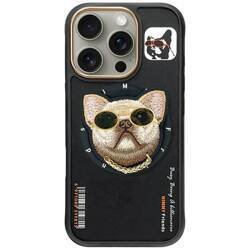 Etui Nimmy Glasses Cool Cat do iPhone 16  Pro Max czarny