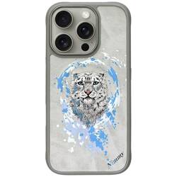 Etui Nimmy Wilk do iPhone 16 jasnoszary