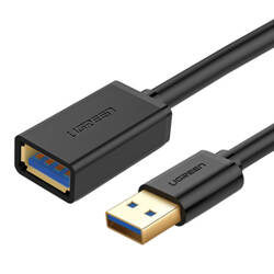 Extended cable  Male USB-A to Female USB-A UGREEN USB 3.0 2m (black)