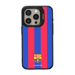 FC Barcelona case for iPhone 15 Pro Magnetic Case MagSafe OCFCBMCIP15PBG BG