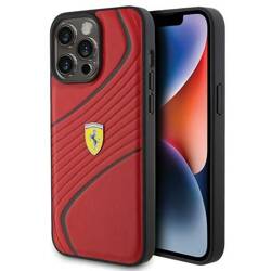 FERRARI FEHCP15XPTWR IPHONE 15 PRO MAX 6.7" RED/RED HARDCASE TWIST METAL LOGO