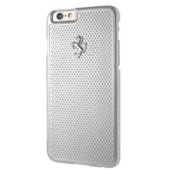 FERRARI HARDCASE FEPEHCP6SI IPHONE 6/6S PERFORATED ALUMINUM SILVER/SILVER