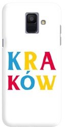 FUNNY CASE OVERPRINT CRACOW INSCRIPTION SAMSUNG GALAXY A6 2018