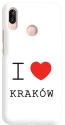 FUNNY CASE OVERPRINT I LOVE CRACOW HUAWEI P20 LITE