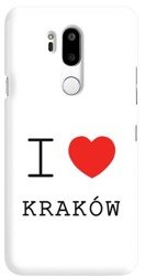 FUNNY CASE OVERPRINT I LOVE CRACOW LG G7