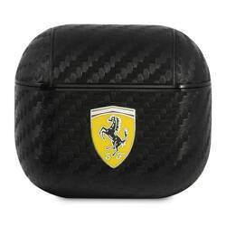 Ferrari FESA3CABK AirPods 3 cover czarny/black On Track PU Carbon