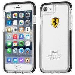 Ferrari Hardcase FEGLHCP7BK iPhone 7/8 SE 2020 / SE 2022 Shockproof transparent black