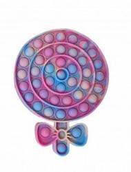 GAME SENSORY TOY MAGIC POP GAME PUZZLE PUSH BUBBLE PINK-BLUE LOLY