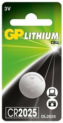 GP CR2025 B1 lithium battery 3.0V LiMnO2 (1 piece)