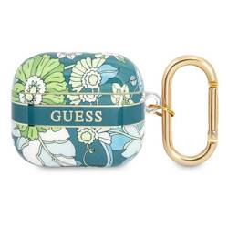 GUESS GUA3HFLN AIRPODS 3 COVER GREEN/GREEN FLOWER STAP COLLECTION