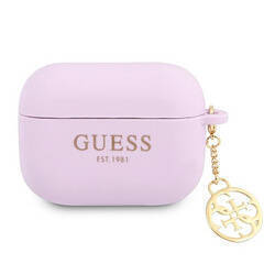 GUESS GUAPLSC4EU AIRPODS PRO COVER PURPLE/PURPLE CHARM 4G COLLECTION