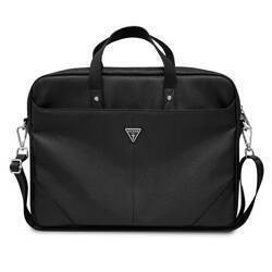 GUESS GUCB15SATLK 16 "BLACK/ BLACK SAFFIANO TRIANGLE LOGO