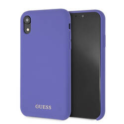 GUESS GUHCI61LSGLUV IPHONE XR PURPLE /PURPLE HARD CASE SILICONE