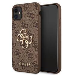 GUESS GUHCN614GMGBB IPHONE 11 6.1 / XR BRONZE / BROWN HARDCASE 4G BIG METAL LOGO