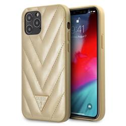 GUESS GUHCP12LPUVQTMLBE IPHONE 12 PRO MAX 6.7 "GOLD/GOLD HARDCASE V-QUILTD COLLECTION