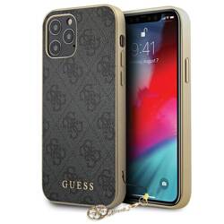 GUESS GUHCP12MGF4G4G IPHONE 12/12 PRO 6.1 "GRAY/GRAY HARDCASE 4G CHARMS COLLECTION