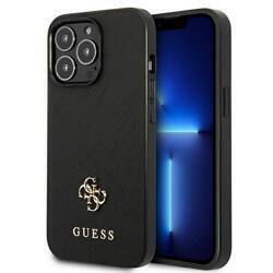 GUESS GUHCP13LPS4MK IPHONE 13 PRO / 13 6.1 "BLACK / BLACK HARDCASE SAFFIANO 4G SMALL METAL LOGO